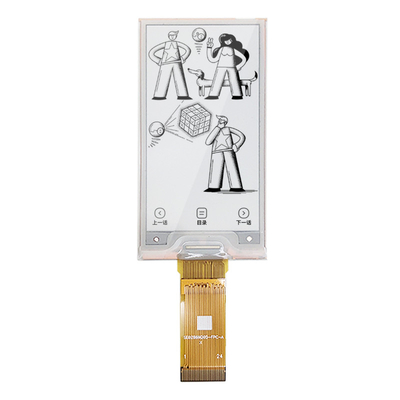 Label Harga 2.66 Inch Mode Reflektif Tampilan ESL Resolusi Titik 152x296