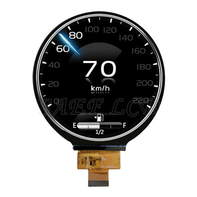 Automotive Grade 4 Inch 720 X 720 Titik Bulat TFT LCD Display Antarmuka MIPI 1000nits