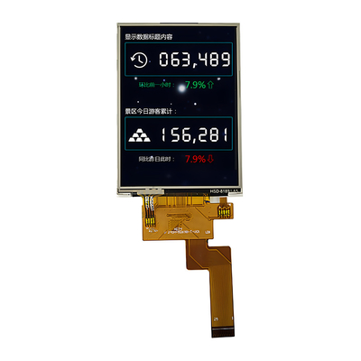 2.4 inci TFT LCD Display Resistive Touchscreen Module 240X320 Warna IPS LCD 800nits