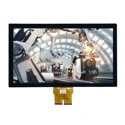 23.8 "Industrial TFT LCD Display FHD 1080p LVDS Interface Wide Viewing Angle Refleksi rendah 350 cd/m2 Kecerahan Sertifikasi UE/AS