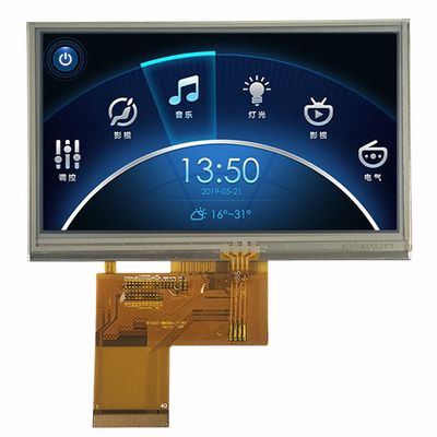 4.3 Inch LCD TFT Display Panel 480x272 Dengan RGB Interface Resistive Touch