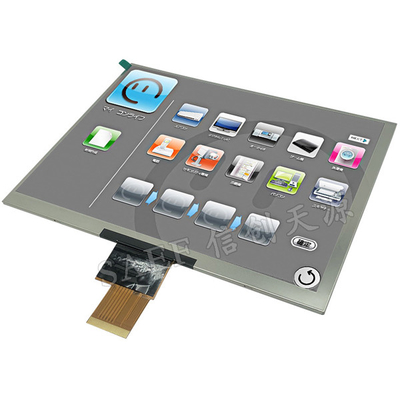 LVDS Interface 8&quot; Inch IPS TFT LCD Module 1024x768 Resolusi Full Viewing Angle