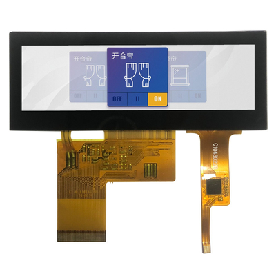 480x128 3,9 Inch RGB TFT LCD Module Dengan Layar Sentuh Kapasitif 40 Pin
