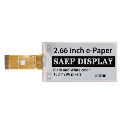Label Harga 2.66 Inch Mode Reflektif Tampilan ESL Resolusi Titik 152x296