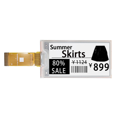 Label Harga 2.66 Inch Mode Reflektif Tampilan ESL Resolusi Titik 152x296