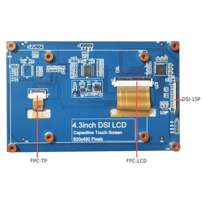 Charging Pile Display TFT 4.3 Inch HDMI Capacitive Touch TFT Screen Kompatibel Dengan Raspberry Pi
