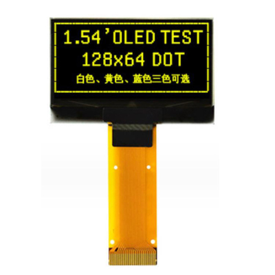 1.54 inci OLED SSD1309 Monokrom Tampilan dengan paralel dan 4-Wire SPI Interface