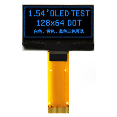 1.54 inci OLED SSD1309 Monokrom Tampilan dengan paralel dan 4-Wire SPI Interface