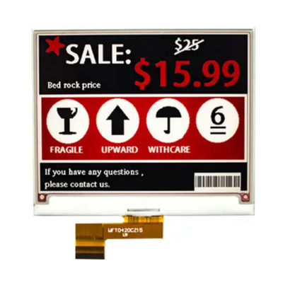 400x300 titik 4,2 Inch Static 3 warna E-Ink Screen E-Paper Label Ultra-Low Power E-Paper