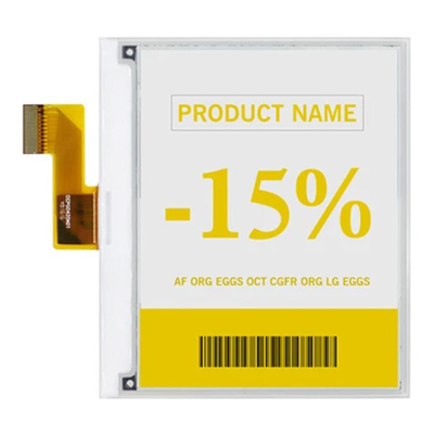 400x300 titik 4,2 Inch Static 3 warna E-Ink Screen E-Paper Label Ultra-Low Power E-Paper