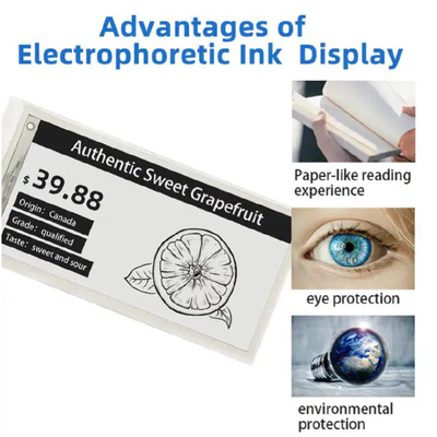 2.9 Inch ESL Elektronik Epaper Display Eink Digital Harga Tag Label Rak
