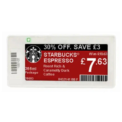 Fast Refresh Eink 2.9 Inch 296x128 Resolusi Hitam Putih Merah E-Ink Epaper Display Modul