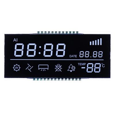 Panel LCD TN khusus, LCD Meter Dengan Tegangan, Arus, Suhu, Karakter/Segmen Daya