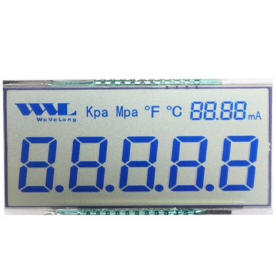 Metal Pin LCD Panel Display TN HTN STN FSTN Tipe Segmen Digital Display
