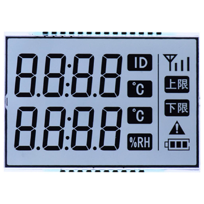 Metal Pin LCD Panel Display TN HTN STN FSTN Tipe Segmen Digital Display