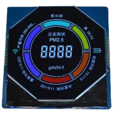 Tampilan LCD Segmen Khusus Untuk Gauge Cluster Forklift Tampilan Nomor, Tampilan LCD Monochrome
