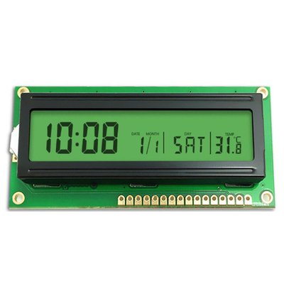 Panel LCD khusus, Monochrome Temperature Control Instrument Energy Storage Power LCD, STN Yellow Green Segment LCD