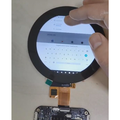 3.4 Inch Custom Round Lcd Android RK3566 Iklan Media Tampilan Dengan Dengan PCAP Sentuh