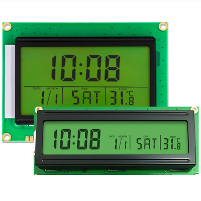 China LCD Manufacturer Segmen yang disesuaikan COB HT1621 DP1621 IC SPI MUC Interface LCD Display Screen Module