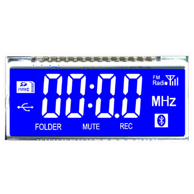 Metal Pin LCD Panel Display TN HTN STN FSTN Tipe Segmen Digital Display