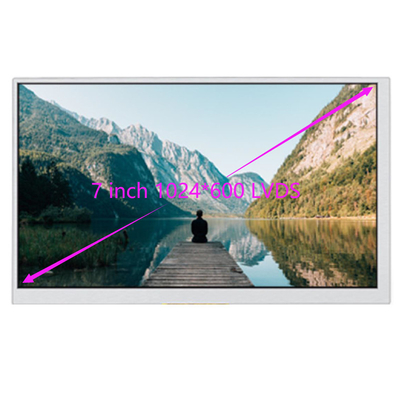 7" inci 1024x600 LVDS TFT LCD dengan CTP, PCAP Touch Screen 7 inci IPS