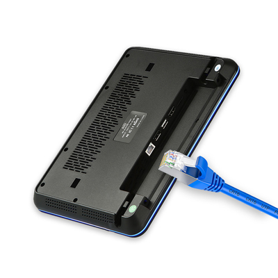 Android All-In-One 10,1 Inch Multi-Touch Screen Advertising Player 1280*800 Dengan Lampu Warna
