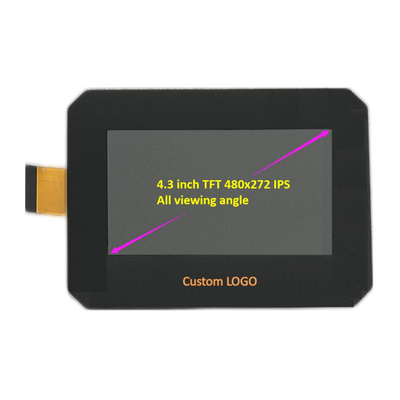 4.3 Inch TFT LCD Display China Manufacturer Supplier, 4.3 Inch Landscape TFT LCD Module Dengan Kecerahan 350 Nits