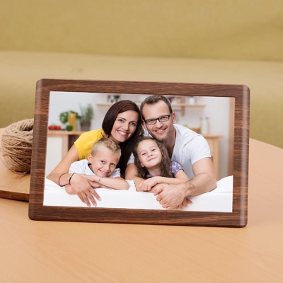 10Bingkai foto digital Wi-Fi 1 inci 1280x800 layar IPS, memutar gambar dan video secara otomatis