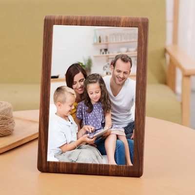 10Bingkai foto digital Wi-Fi 1 inci 1280x800 layar IPS, memutar gambar dan video secara otomatis