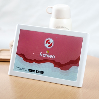 10Bingkai foto digital Wi-Fi 1 inci 1280x800 layar IPS, memutar gambar dan video secara otomatis