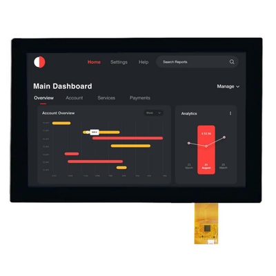 Kecerahan Tinggi 1000Nits 15,6 Inch IPS TFT LCD Display Resolusi FHD dengan Interface EDP