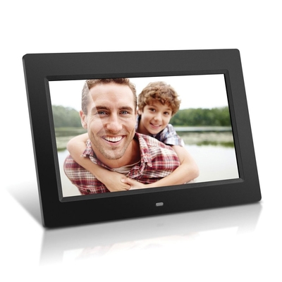 10.1 Inch Digital Photo Frame 1024x600 Loop Video Playback Dengan 7 Tombol Mendukung Sensor Gerak