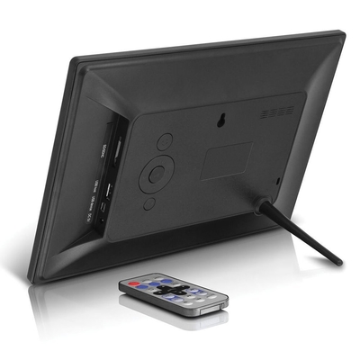 10.1 Inch Digital Photo Frame 1024x600 Loop Video Playback Dengan 7 Tombol Mendukung Sensor Gerak