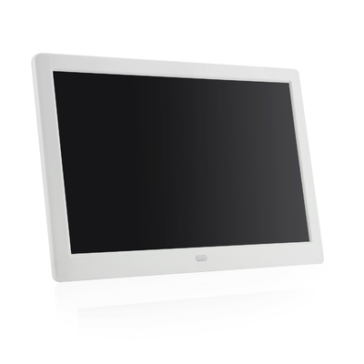 Tembok dipasang 10.1 Inch Digital Photo Frame 1280x800 IPS Screen Otomatis Rotasi Gambar Dan Video Fungsi