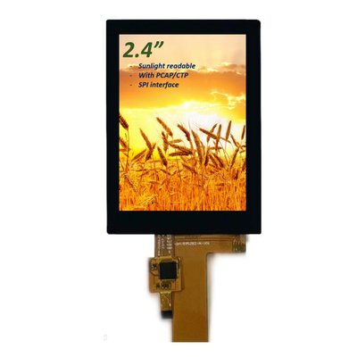 Cahaya Matahari Membaca 2.4 Inch IPS TFT LCD Display ILI9341V Driver SPI Interface