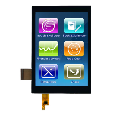Layar TFT PCAP 4 Inci (3,97&quot;), LCD TFT 4 Inci SPI+Antarmuka RGB Layar Sentuh Kapasitif IPS