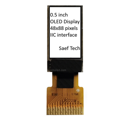 0.5 Inch OLED Display Module 88x48 Pixel Passive Matrix Dengan Antarmuka I2C