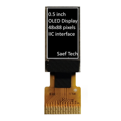 0.5 Inch OLED Display Module 88x48 Pixel Passive Matrix Dengan Antarmuka I2C