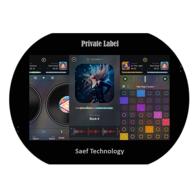 China Factory 10,1 Inch TFT LCD Display 1280x800 Pixels IPS Tipe LVDS Dengan CTP