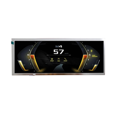 12.3 Inch Bar Type Automotive Capacitive Touchscreen TFT LCD Display 1920x720 Titik Antarmuka LVDS