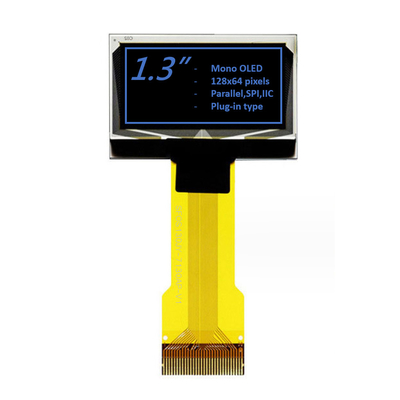 1.3 Inch Monochrome OLED Display Module 128x64 Pixel Putih/biru Opsional