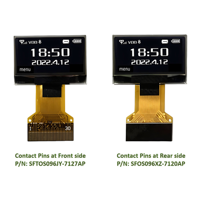 0.96 Inch OLED Display Module 128x64 Pixel SPI I2C Interface Plug-In Connection