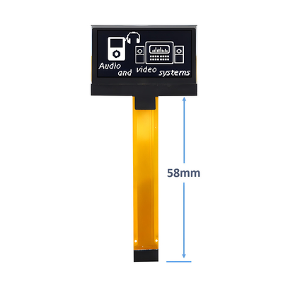 1.3 inci OLED Display Module 128x64 16 Pin ZIF Koneksi CH1116 Driver