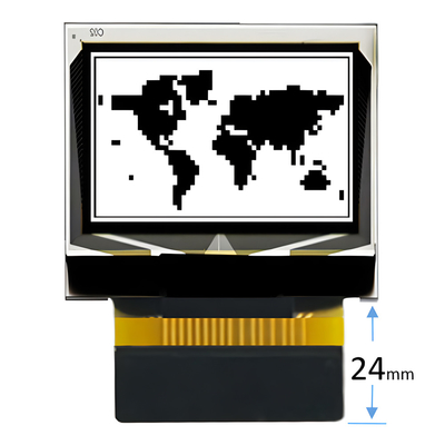 0.42 inci layar OLED kecil 72x40 Graphic ZIF Koneksi SPI Dan IIC Antarmuka