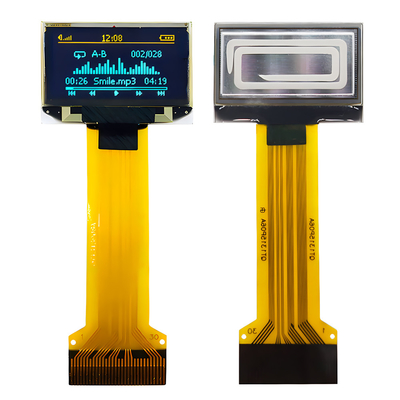0.96 Inch 30 Pin ZIF Connector OLED Thin Display Panel 128x64 Dot Matrix SPI I2C Antarmuka