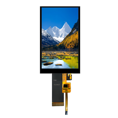 3.97-Inch 4inch IPS PCAP TFT Display 480*800 Titik SPI/RGB Antarmuka ZIF 40PIN