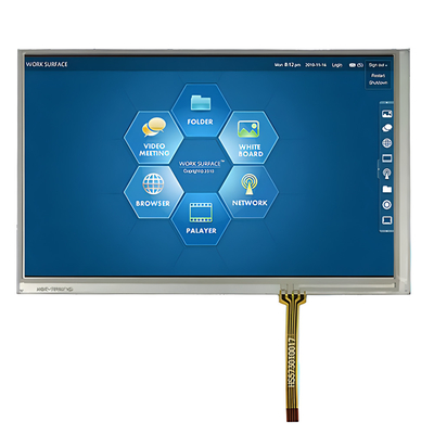 Layar TFT Industri 7 Inch 40 Pin 800x480 RGB Antarmuka Dengan Layar Sentuh Resistif