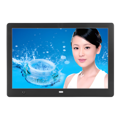 10.1 Inch Digital Photo Frame IPS 1280x800 Button Control Pemutaran otomatis video dan gambar berputar