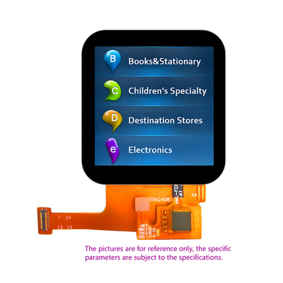 1.54 Inch 320x320 Square TFT Display Capacitive Touchscreen Antarmuka MIPI