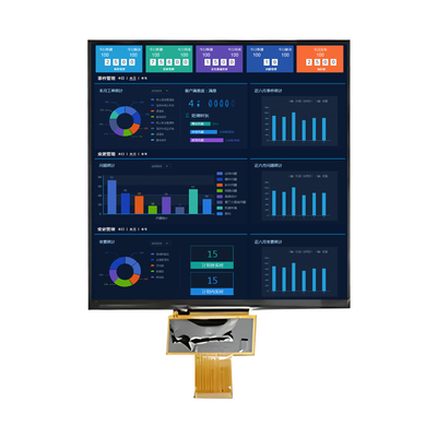 Cahaya Matahari Membaca 7,6 Inci TFT LCD Display 1000 Nits 800x800 Pixel Square Type IPS Screen